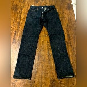 Selvedge Denim Jeans - Medium Rise / Relaxed Tapered